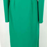 Safiyaa Zhad Women's Green Size 6 sheath Embellished Gown