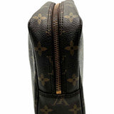 LOUIS VUITTON Vintage 1986 Trousse Toilette Brown Cosmetic Pouch Monogram Clutch