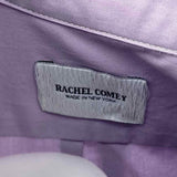 Rachel Comey Kade Women's Lavender Size S Button Down Pleated Short Sleeve Top