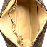 LOUIS VUITTON 1988 Trousse Toilette 28 Brown Monogram Made in France Clutch