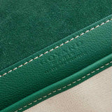 GOYARD 2025 Coursier Green Goyardine Coated Canvas Made in France Messenger Bag