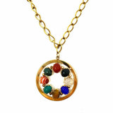 Harry S. Bick & Sons 12K GF Gold Pendant 30" Scarab Necklace