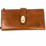 Patricia Nash Brown Bi-Fold Leather Wallet