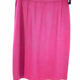 ST. JOHN EVENING Women's Burgundy Size 14 Midi Santana Knit Skirt