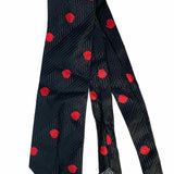 GIANNI VERSACE Silk Black Medusa Necktie