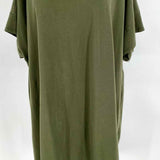 Eileen Fisher Women's Green Size 3X Short Sleeve Dress