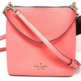Kate Spade Darcy Salmon Bucket Pebbled Leather Crossbody