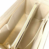 Beige Felt Purse Organizer Insert Large