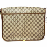Gucci Coated Canvas Gray GG SUPREME Messenger Bag