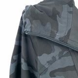 Lululemon Women's Charcoal Size 6 Hooded Camoflage Jacket