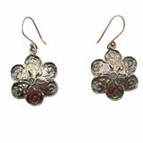 Sea Noy 925 Sterling Silver Dangle Flower Bracelet