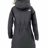 The North Face Women's Black Size M Parka Fur Trim Hooded Coat