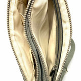 Rae Dunn Gray Zip Quilted Crossbody
