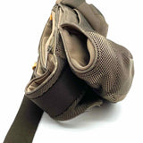 LOUIS VUITTON 2004 Ceinture Jogging Canvas Gray Black Damier Geant Waist Bag