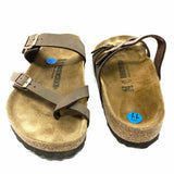 Birkenstock Miyari Women's Brown Size 11 Leather Sandals