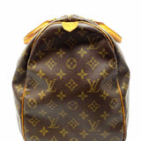 LOUIS VUITTON 1989 Keepall 45 Coated Canvas Brown Monogram Duffle Bag