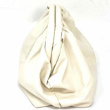 Ivory Dumpling vegan leather Clutch
