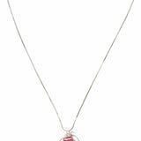 .925 Free Form 24 in Charoite Necklace