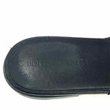 Bottega Veneta Women's Black Size 40.5/10 Flat Leather Quilted Slide