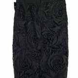 Naeem Khan Women's Black Size 6 Lace Bow Skirt