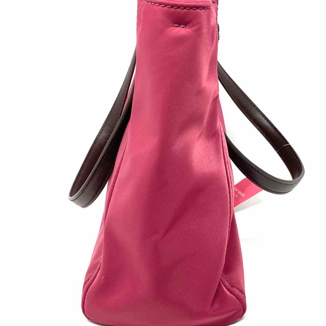 Kate Spade Dawn Medium Satchel Nylon Raspberry Tote