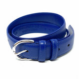 Blue Leather Belt