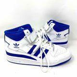 Adidas Women's White / Blue Size 7.5 High Top Color Block Forum Mid Sneakers