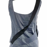 ixos Women's Black Size 42/M Asymmetrical Cotton Blend Geometric Sleeveless