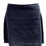 REFORMATION Women's Black Size 2 mini Linen Skirt