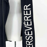Frank Lyman Typography Women's Black Size M Cardigan