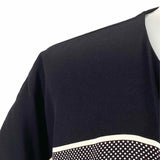 Vince Women's Black Beige Size S tunic Silk Geometric Dress