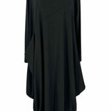 Liya Women's Black Size 2 Draped Asymetric Dress