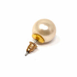 Ivory Stud Faux Pearl Earrings
