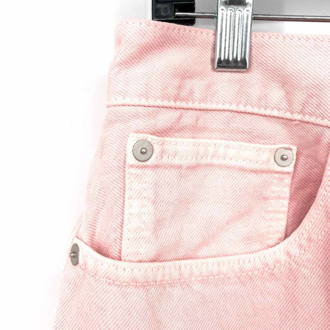 Madewell Women's Pink Size 31/12 Baggy Straight Leg Jeans