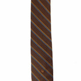 Christian Dior Brown Stripe Necktie