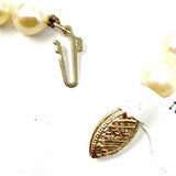 Estate 14k Gold Ivory 18" Akoya Pearls Made in Japan Vintage Necklace