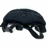 REBECCA MINKOFF Nylon Black Zip Quilted Waist Bag