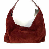 Madewell Mylie Burgundy Hobo Suede Shoulder Bag
