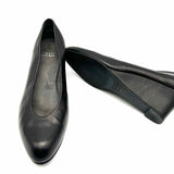 Stuart Weitzman Women's Black Size 8 Leather Wedges