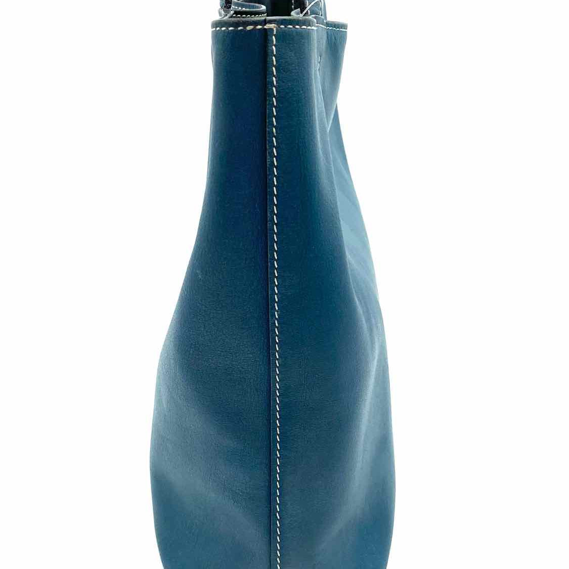 Hermes 2011 Double Sens 28 Blue Reversible Swift Leather Tote