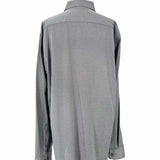 Boss by H. Boss Men's Black White Size XL Button Down Long Sleeve Shirt