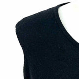 MAG Women's Black Size L Crew Cashmere Vest