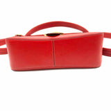 Coach Soft Tabby 26 Red Flap Leather Shoulder Bag