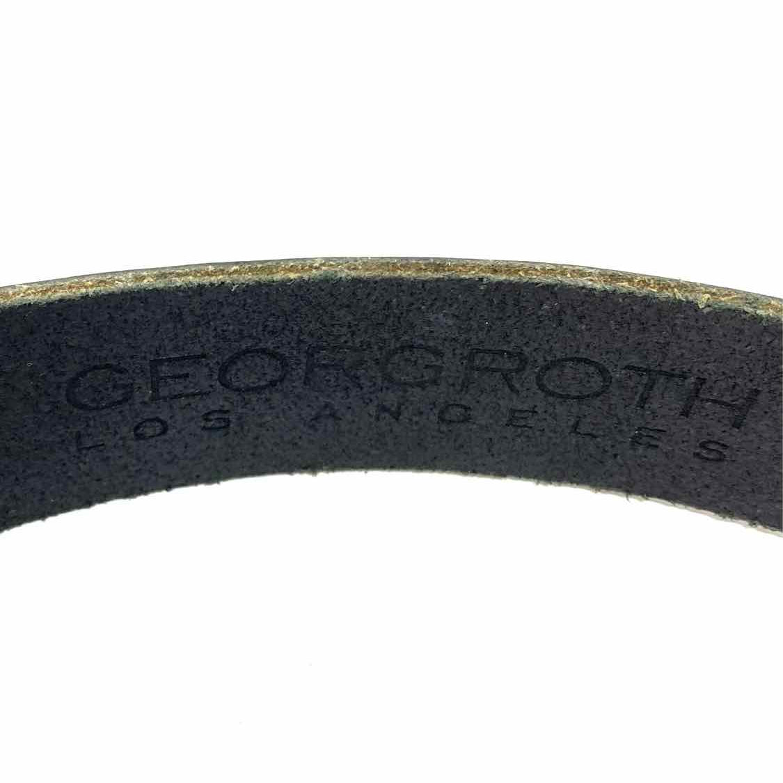 Georg Roth LA Waist Size 34 Black Belt w/ Studded Buckle