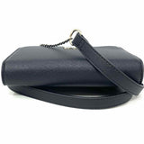 Steve Madden Black Zip Wallet Vegan Saffiano Leather Crossbody