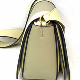 Celine 2018 Frame Medium Cream Taupe Leather Made in Italy Shoulder Bag