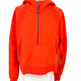 Lululemon Scuba Oversized 1/2 Zip Women's Red Size XS/s Half Zip Hoodie