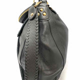 Onna Ehrlich Rachel Gray Foldover Tassel Pebbled Leather Satchel