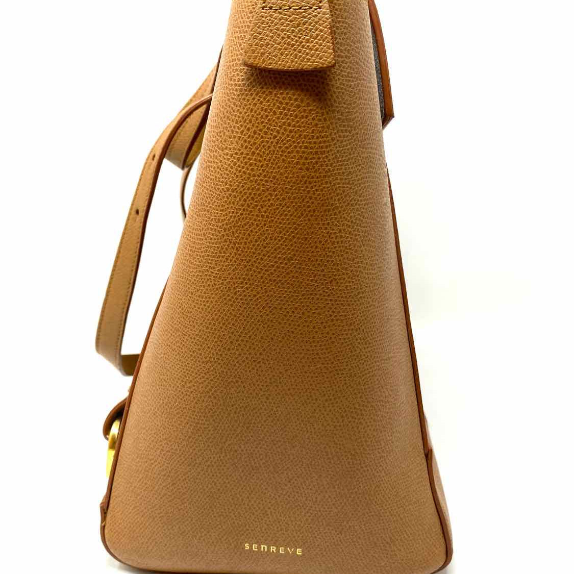 Senreve Maestra Caramel Convertible Saffiano Leather BackPack
