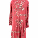 Magnolia Pearl Stargazer Women's Pink Size OS Sharkbite Cotton Bandana Cardigan